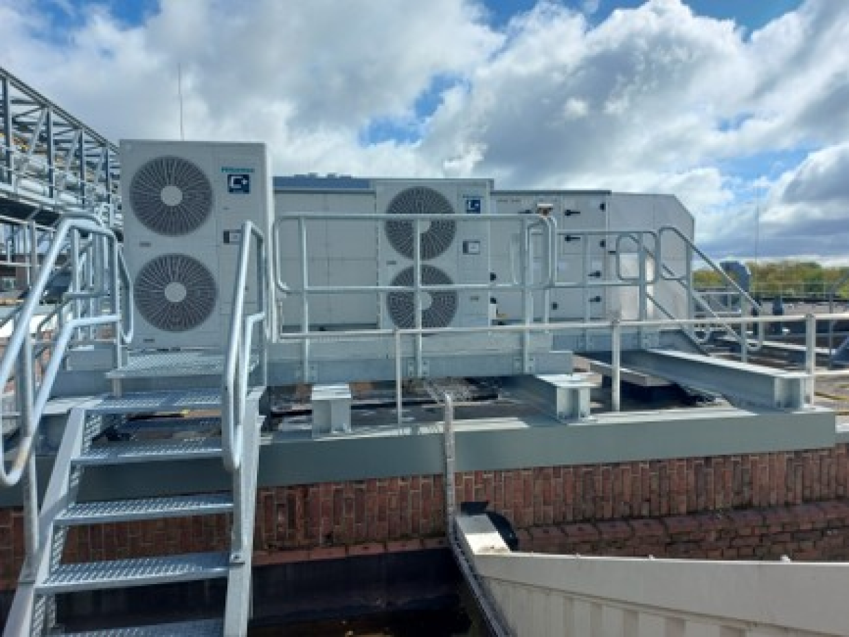 Technical picture - AHU + Cooling DX
